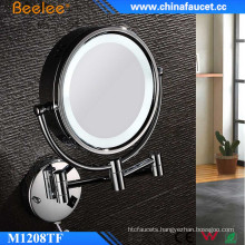 Beelee Thin Compact LED Mirror with 3X Magnifying